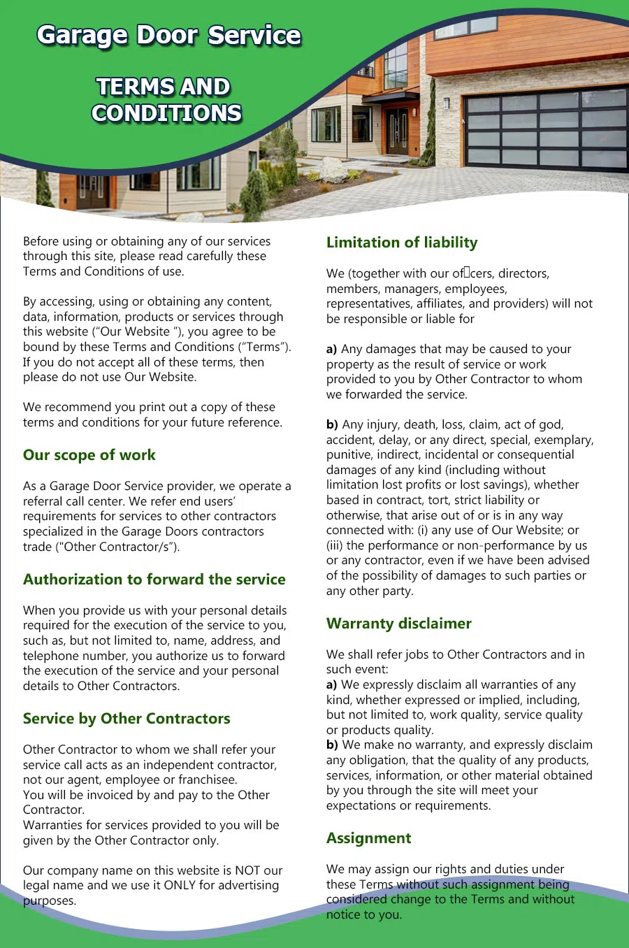 Neighborhood Garage Door Chicago, IL 773-362-4193